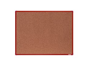 korkova nastenka boardok v hlinikovem ramu 1200 x 900 mm cerveny ram 14860