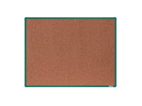 korkova nastenka boardok v hlinikovem ramu 1200 x 900 mm zeleny ram 14861