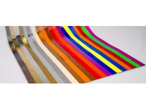 Magnetické pásky pro plánovací tabule, 600 x 15 mm, sada II, mix metalických barev, 20 ks