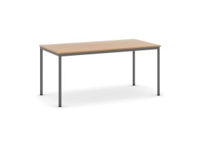 jidelni stul 160x80 cm tmave seda podnoz buk 15468