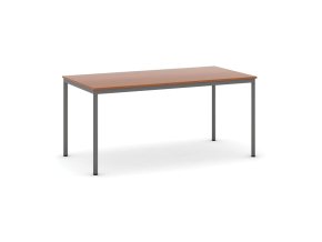 jidelni stul 160x80 cm tmave seda podnoz tresen 15471