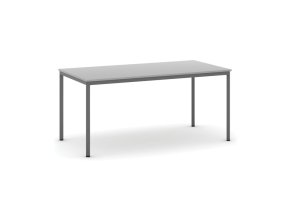 jidelni stul 160x80 cm tmave seda podnoz seda 15474