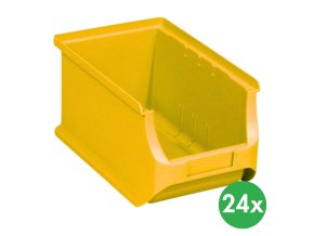 plastove boxy plus 3 150 x 235 x 125 mm zlute 24 ks 115172