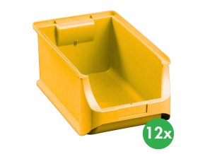 plastove boxy plus 4 205 x 355 x 150 mm zlute 12 ks 115192