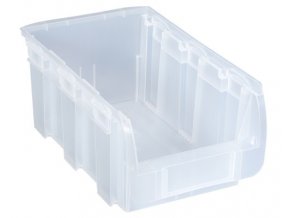 Plastový box COMPACT, 210 x 350 x 150 mm, průhledný