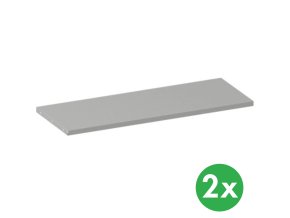 pridavna police ke kovovym skrinim 950 x 400 mm seda 2 ks 140227