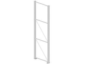 Rám paletového regálu, výška 2700 mm, hloubka 800 mm