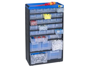 plastova skrinka se zasobniky varioplus pro 53 60 30 zasuvek 15178