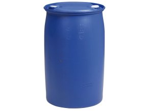 Plastový sud se zátkami o objemu 220 L