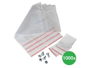 Sáček s klipem 60 x 80 mm, 1000 ks