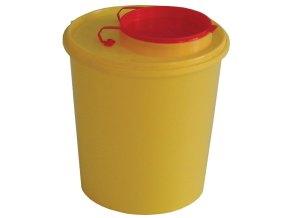 Plastová nádoba na zdravotnický odpad 1,5 L