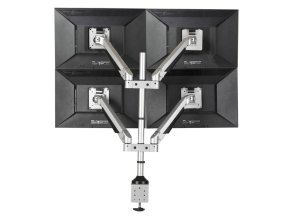 Držák monitorů za desku stolu 4x monitor