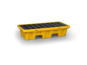 plastova zachytna vana s vypousteci zatkou pro 2 sudy 130 l 14457
