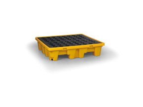 plastova zachytna vana s vypousteci zatkou pro 4 sudy 250 l 14458