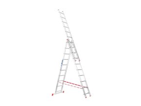 hlinikovy trojdilny vysuvny zebrik venbos hobby 3x10 pricek 6 21 m 14673