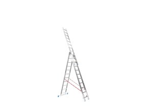 hlinikovy trojdilny vysuvny zebrik venbos profi 3x11 pricek 7 18 m 14517
