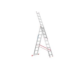hlinikovy trojdilny vysuvny zebrik venbos hobby 3x9 pricek 5 36 m 14469