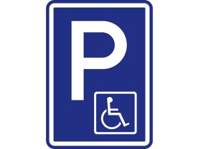 dopravni znacka parkoviste pro vozickare 14748