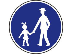 Dopravní značka – Stezka pro chodce