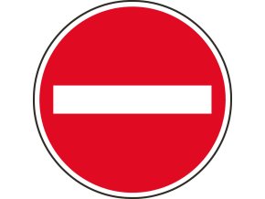 Dopravní značka – Zákaz vjezdu všech vozidel