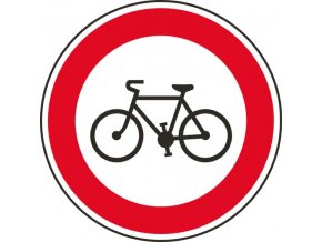 Dopravní značka – Zákaz vjezdu jízdních kol