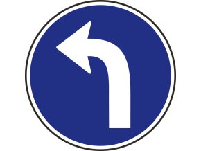 dopravni znacka prikazany smer jizdy vlevo 14805