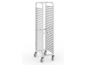 nerezovy prepravni vozik na gastronadoby 20 pater 1800 x 380 x 550 mm 16618