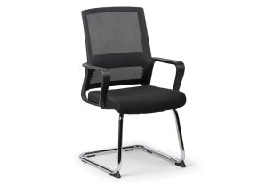 konferencni zidle low cerna 16833