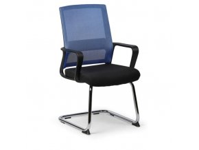 Konferenční židle LOW, modrá