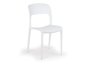 designova plastova jidelni zidle refresco bila 17691