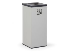 Koš na tříděný odpad 50 L, bez vnitřní nádoby, šedý/tmavě šedá