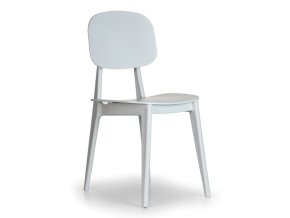 Plastová jídelní židle SIMPLY, bílá