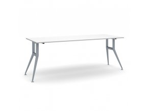 Jednací stůl WIDE, 2000 x 800 mm, bílá