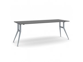 Jednací stůl WIDE, 2200 x 800 mm, grafit