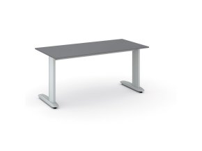 Kancelářský psací stůl PRIMO FLEXIBLE, 160x80 cm, grafit