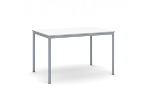 jidelni stul 120x80 cm tmave seda podnoz bila 105188