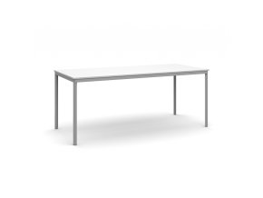 jidelni stul 180x80 cm seda podnoz bila 17104