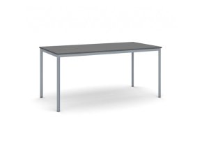 jidelni stul 160x80 cm tmave seda podnoz grafit 105194