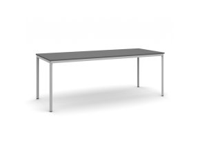jidelni stul 200x80 cm seda podnoz grafit 17114