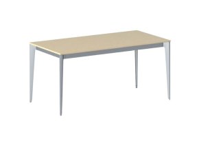 jednaci kancelarsky stul primo action 160x80 cm sedostribrna podnoz briza 21114