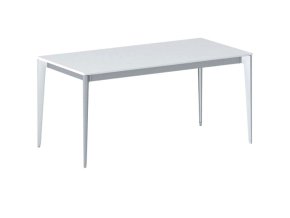 jednaci kancelarsky stul primo action 160x80 cm sedostribrna podnoz bila 21118