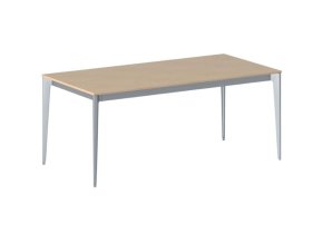 jednaci kancelarsky stul primo action 180x90 cm sedostribrna podnoz buk 21124