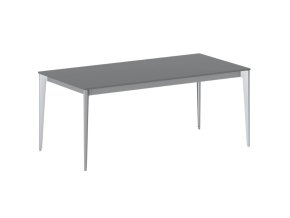 jednaci kancelarsky stul primo action 180x90 cm sedostribrna podnoz grafit 106032