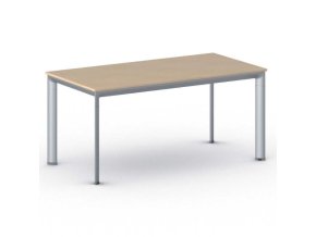 jednaci kancelarsky stul primo invitation 160x80 cm sedostribrna podnoz buk 21017