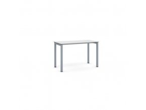 Stůl PRIMO SQUARE se šedostříbrnou podnoží 1200 x 600 x 750 mm, šedá