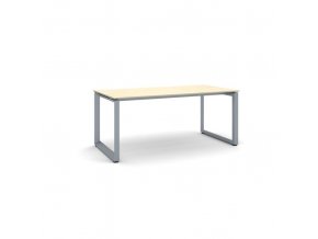 Kancelářský stůl PRIMO INSPIRE, šedostříbrná podnož, 1800 x 900 mm, bříza