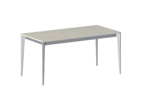jednaci kancelarsky stul primo action 160x80 cm sedostribrna podnoz dub prirodni 21122