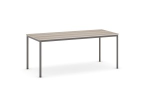 jidelni stul 180x80 cm tmave seda podnoz dub prirodni 119984