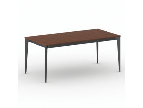 jednaci kancelarsky stul primo action 180x90 cm cerna podnoz tresen 104148