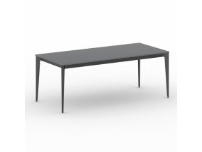 jednaci kancelarsky stul primo action 200x90 cm cerna podnoz grafit 106128